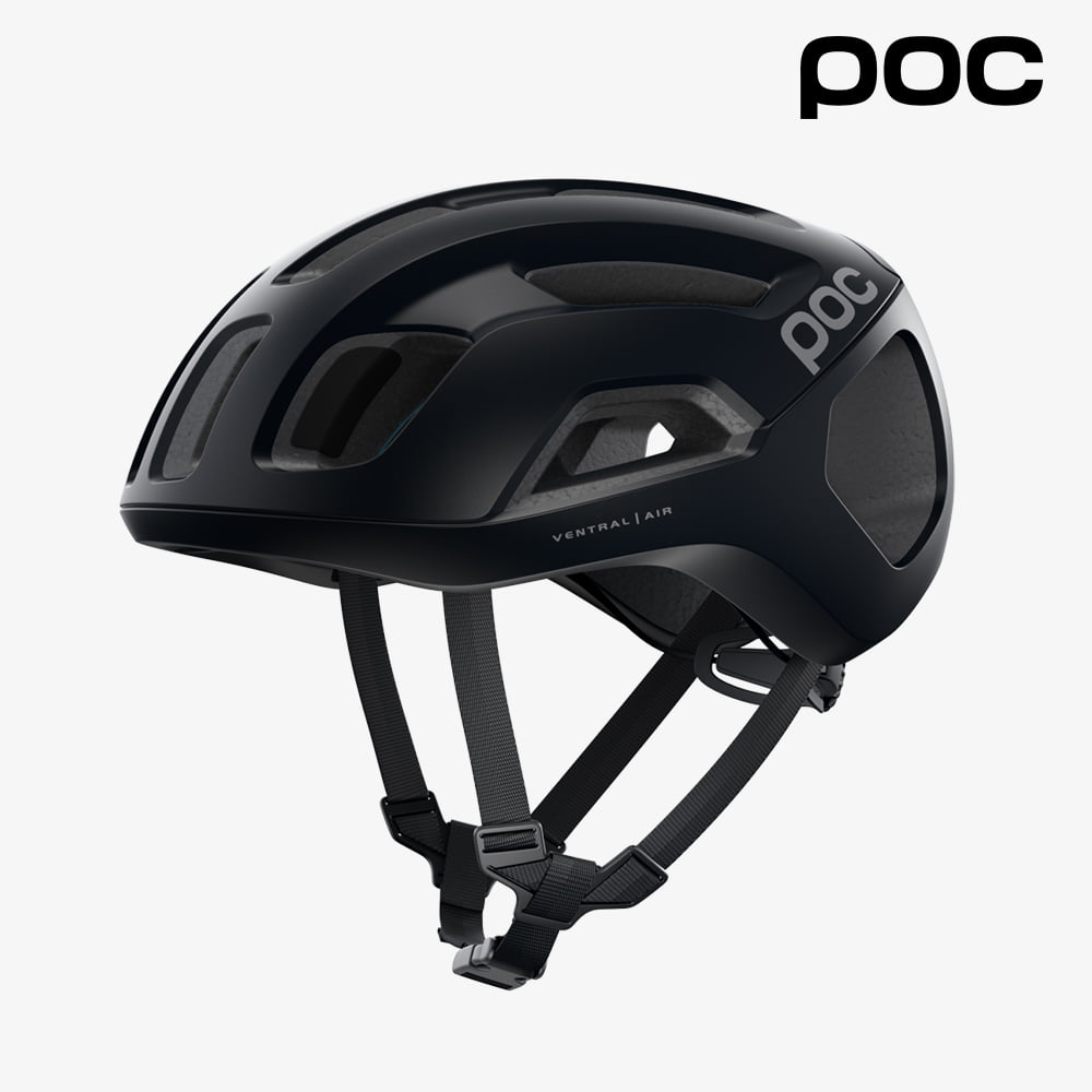 POC 벤트럴 에어스핀 자전거 헬멧  블랙 무광
